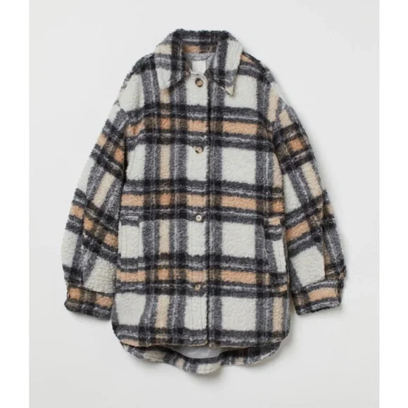 H&M faux shearling shacket - Picture 9 of 12